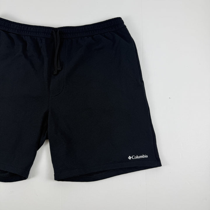 Translation missing: en.Columbia Men's Trek Relaxed-Fit Stretch Logo-Print Fleece Shorts - Black-2XL
