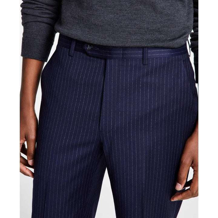 Translation missing: en.Michael Kors Men's Malone Wool-Blend Stretch Dress Pants Pinstripe Navy-31x32