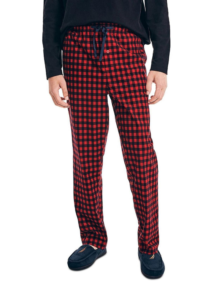 Translation missing: en.Nautica Men's Soft Cozy Fleece Pajama Pants Nautica Red Plaid-XL