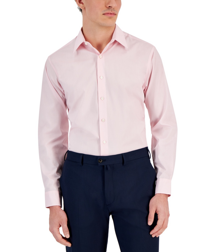 Translation missing: en.Club Room Men's Regular-Fit Dress Shirt Parfait Pink 3XL 19-19.5 36/37