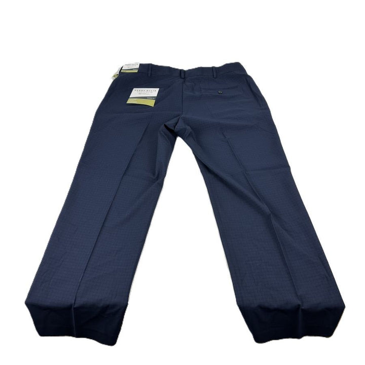 Translation missing: en.Perry Ellis Portfolio Men's Modern-Fit Stretch Resolution Dress Pants Navy-32/30