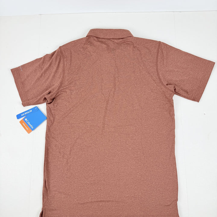 Translation missing: en.Columbia Men's Carter Short Sleeve Performance Crest Polo -Spice-Size Small