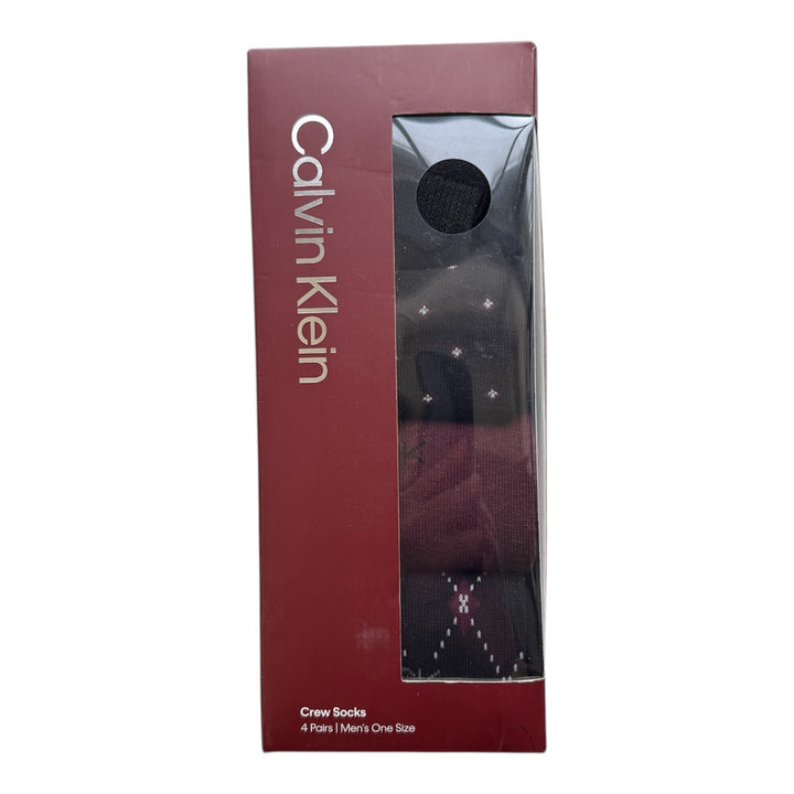 Translation missing: en.Calvin Klein Men's Premium 4-Pk. Dress Crew Socks Black Multi -7-12