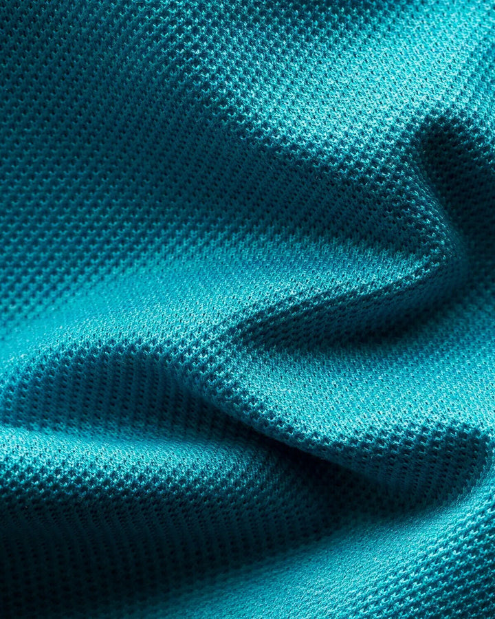 Translation missing: en.Eton Men's Contemporary-Fit Pique Polo in Teal- Size 3XL
