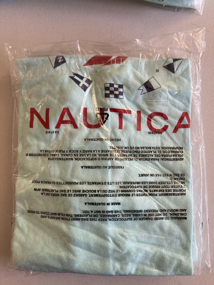 Translation missing: en.Nautica Men's Sustainably Crafted Flag Graphic T-Shirt in Blue Tint-Medium