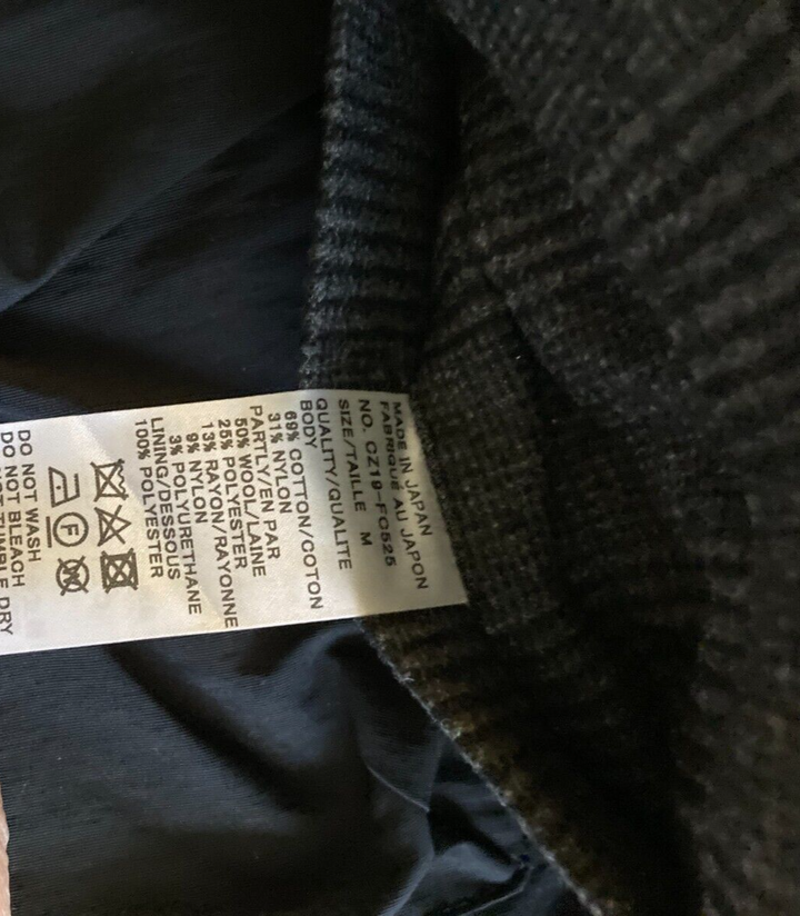 Translation missing: en.ZUCCa Men's 7 GROSGRAIN COMBINATION Jacket Grey/Black-Medium
