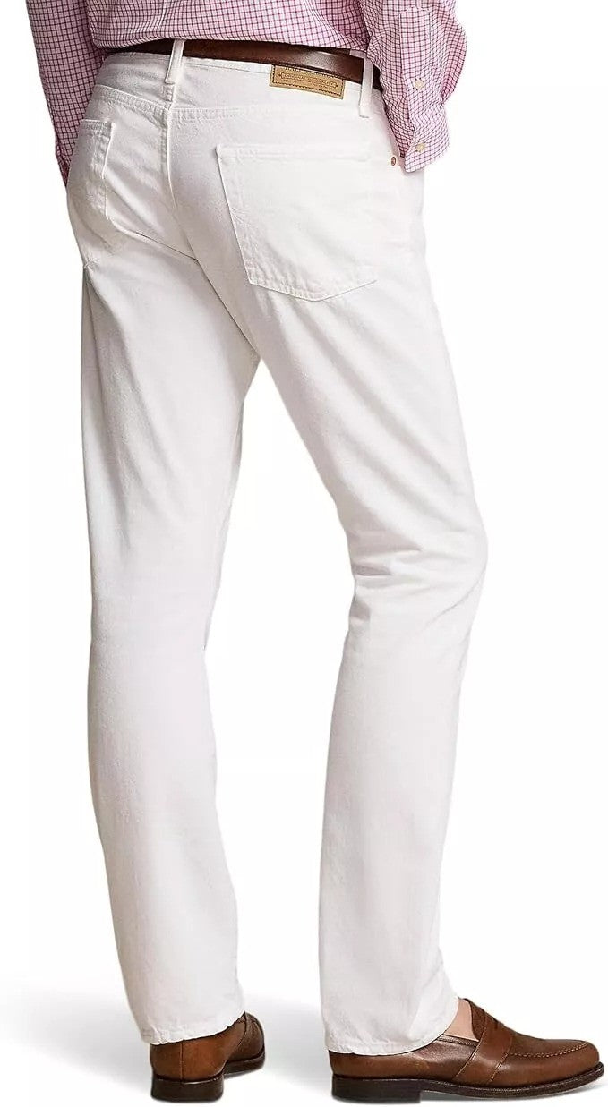 Translation missing: en.Polo Ralph Lauren Jeans Men's 40x32 Deckwash White Varick Slim Str Garment-Dyed