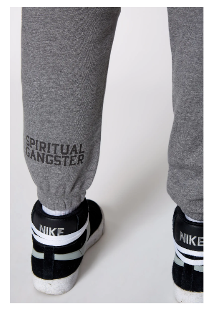 Translation missing: en.Spiritual Gangster Men's Revive Joggers in Heather Grey-Size Small