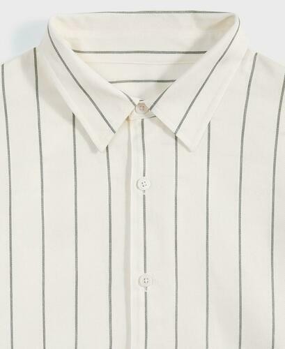 Translation missing: en.Mode of One Mens Relaxed-Fit Striped  Woven Button Shirt Neo Natural-Medium