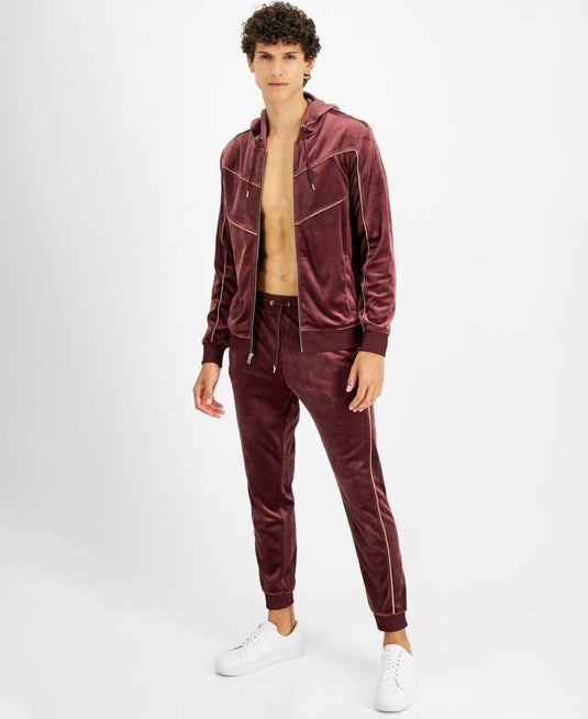 Translation missing: en.International Concepts Men's Skip Jogger Pants in Port-2XL