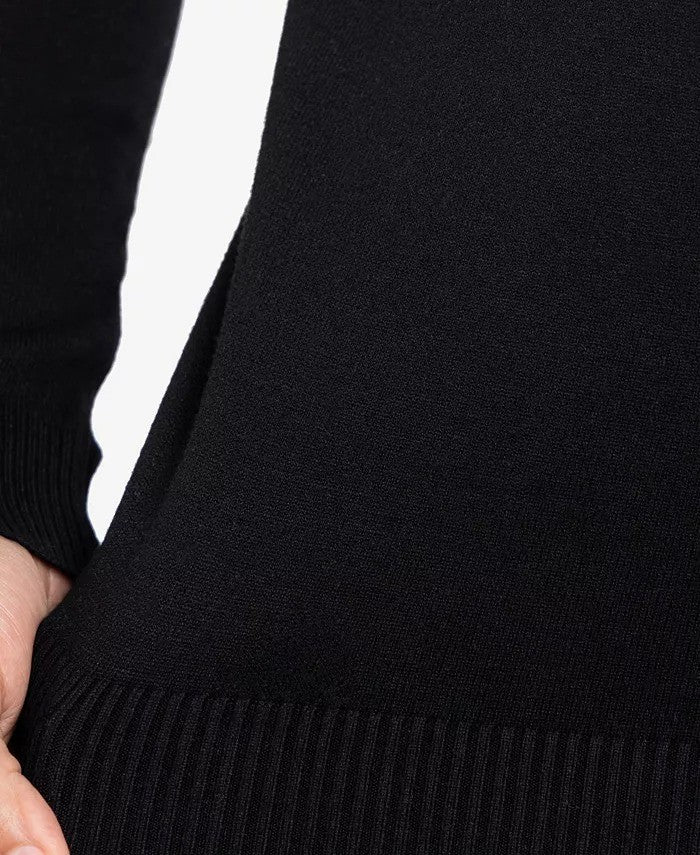 Translation missing: en.X-Ray Men's Basice Mock Neck Midweight Pullover Sweater - Black-2XL