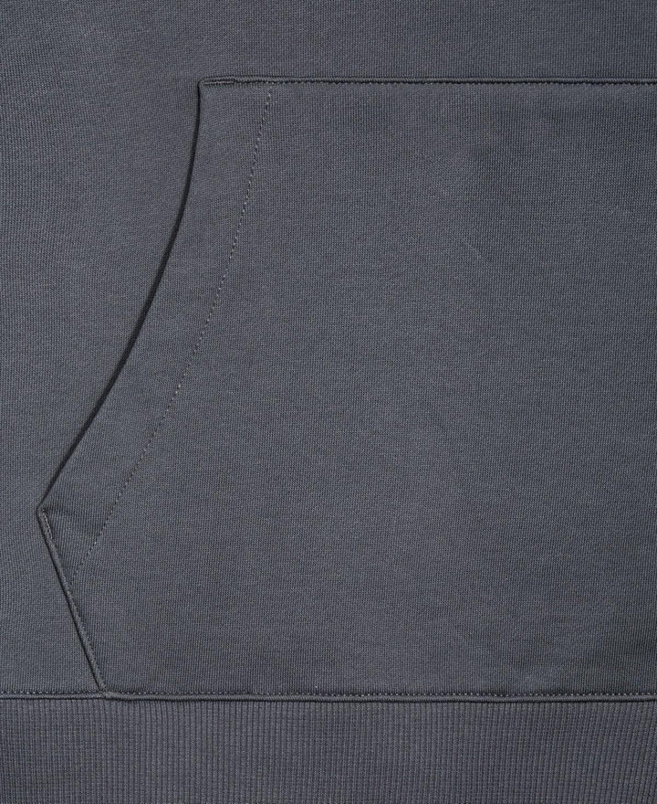 Translation missing: en.Mode of One Men's Relaxed-Fit Fleece Hoodie Ebony Grey-Small