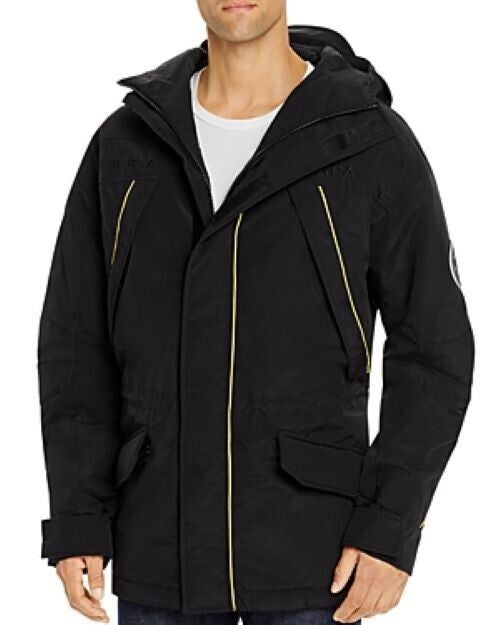 Translation missing: en.Napapijri Mens Epoch Cold Weather Short Coat in Black-Size Small