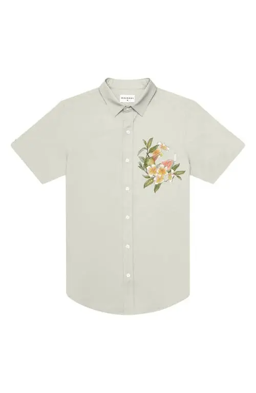 Translation missing: en.Mavrans Men's Hawaiian Weekend Shirt Button-Up UPF 50 Beige-Medium