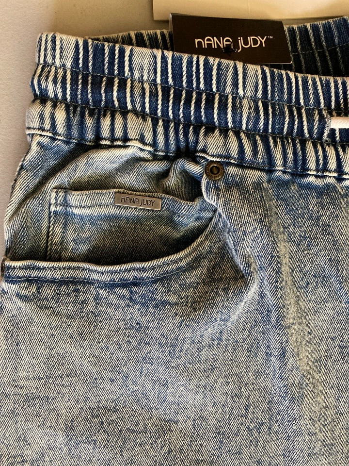 Translation missing: en.nANA jUDY Men's The Jogger Regular-Fit Stretch Denim Shorts Sunbleach Blue-Med