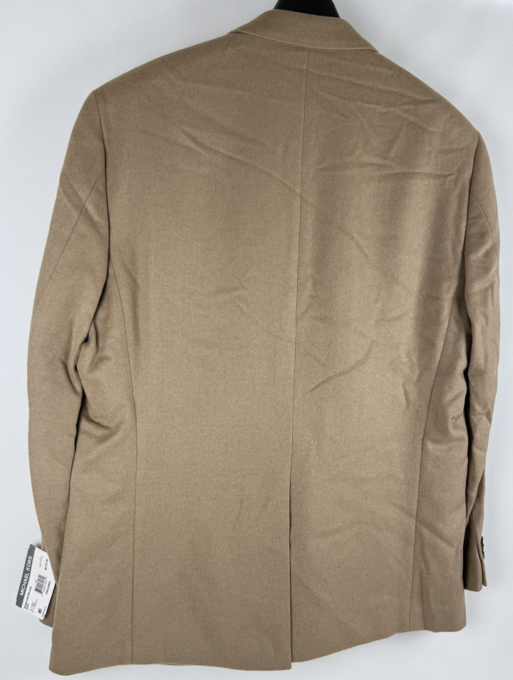 Translation missing: en.Michael Kors Men's Wool Cashmere Silk Luxury Classic Fit Sport Coat Tan-46L