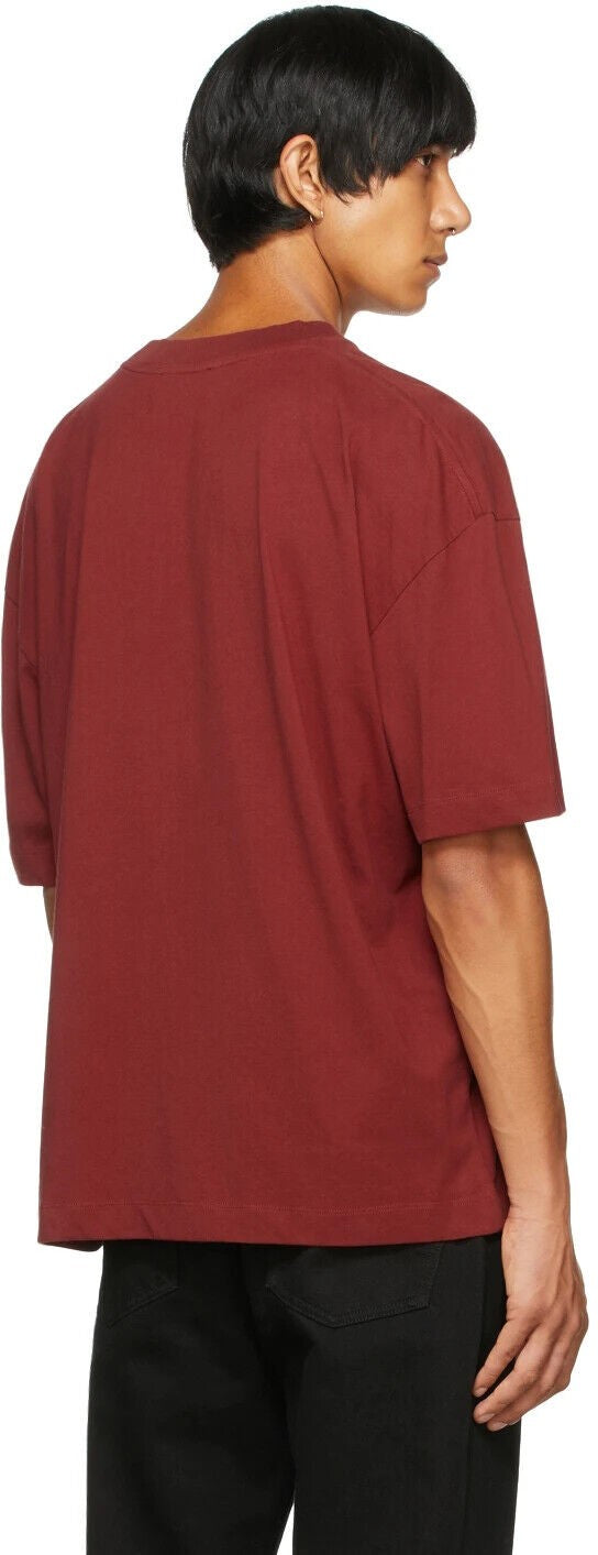 Translation missing: en.Etudes Men's 100% Organic Cotton Burgundy Spirit 'Études' University T-Shirt-Sm