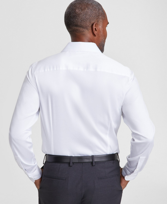 Translation missing: en.Bar III Men's Spread-Collar Sateen Dress Shirt Bright White XL 17-17.5 34/35