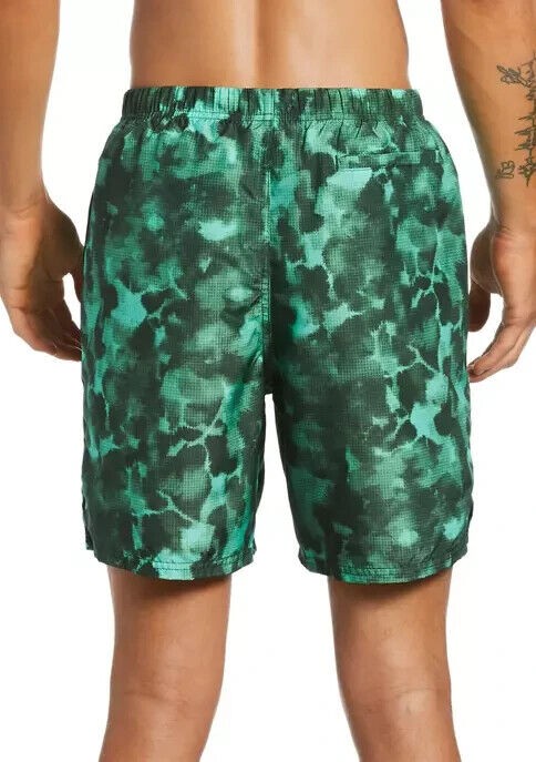 Translation missing: en.Nike Men's Cloud Dye Packable 7 Inch Volley Shorts in Galactic Jade-Small