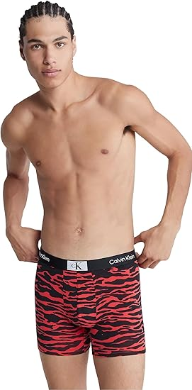 Translation missing: en.Calvin Klein Men's 1996 Micro Boxer Briefs Tiger Stripe Red-Small 28-30W