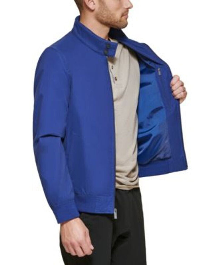 Translation missing: en.Club Room Men's Regular-Fit Solid Bomber Jacket in Navy-XL