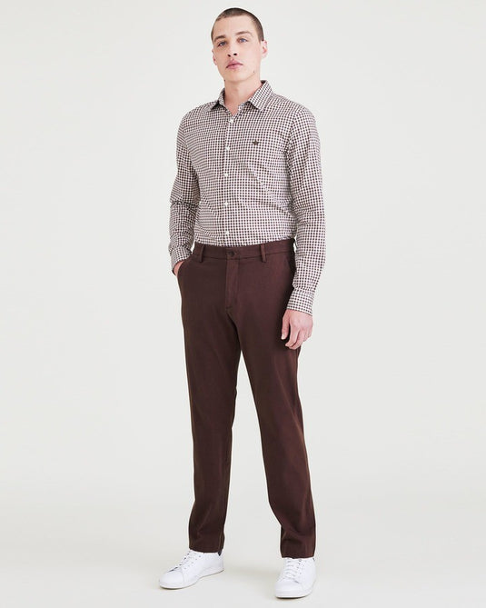 Translation missing: en.Dockers Men's City Tech Slim Fit Smart 360 Tech Pants Decadent Chocolate-29x30