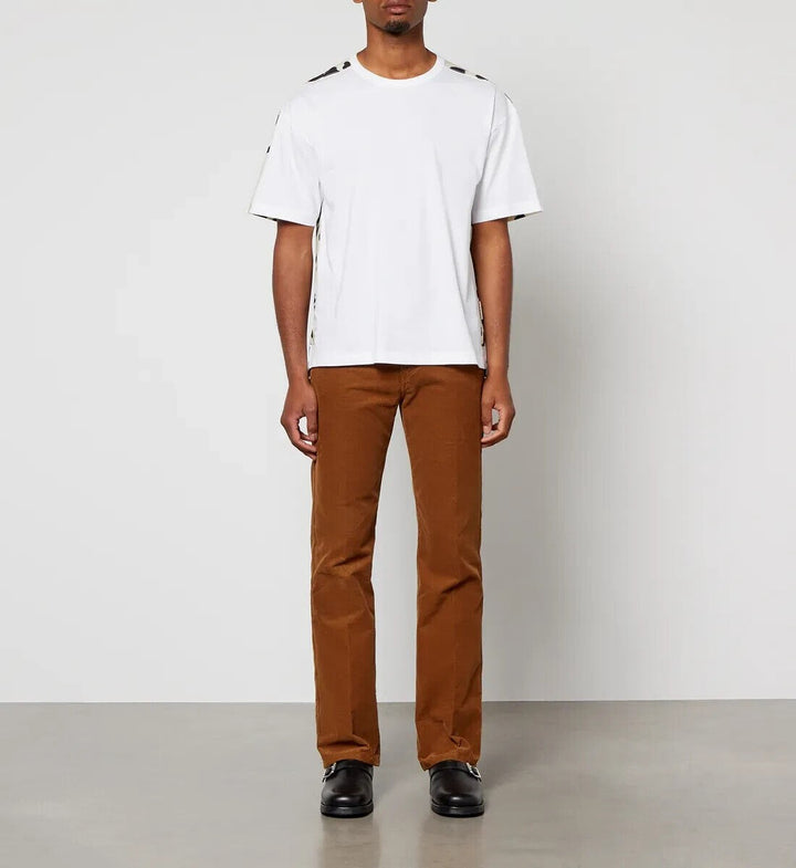 Translation missing: en.Marni Men's Animal-Print Organic Cotton T-Shirt Lily White-EU 46 US Small
