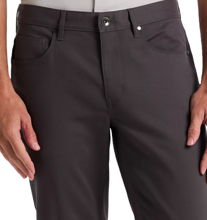 Translation missing: en.Perry Ellis Men's Double-Weave Slim-Fit 5-Pocket Pants Magnet Grey-32x32