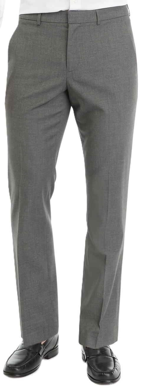 Translation missing: en.Perry Ellis Portfolio Men's Slim-Fit Performance Stretch Dress Pants Alloy-34x29