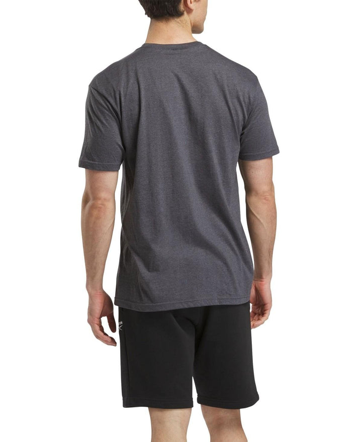 Translation missing: en.Reebok Mens Regular fit Short Sleeve Graphic T-Shirt Size Medium Grey Heather