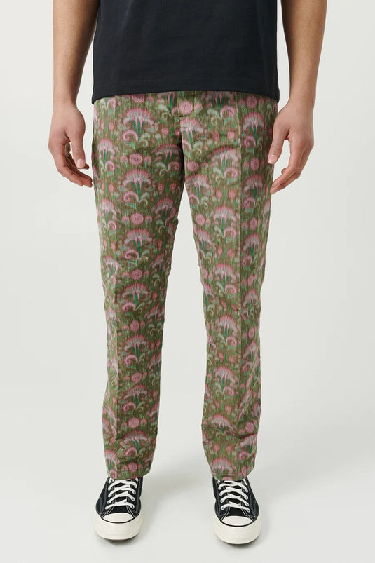 Translation missing: en.Soulland Men's Erich Drawstring Pants in Green Multi-Size XL 40-42W