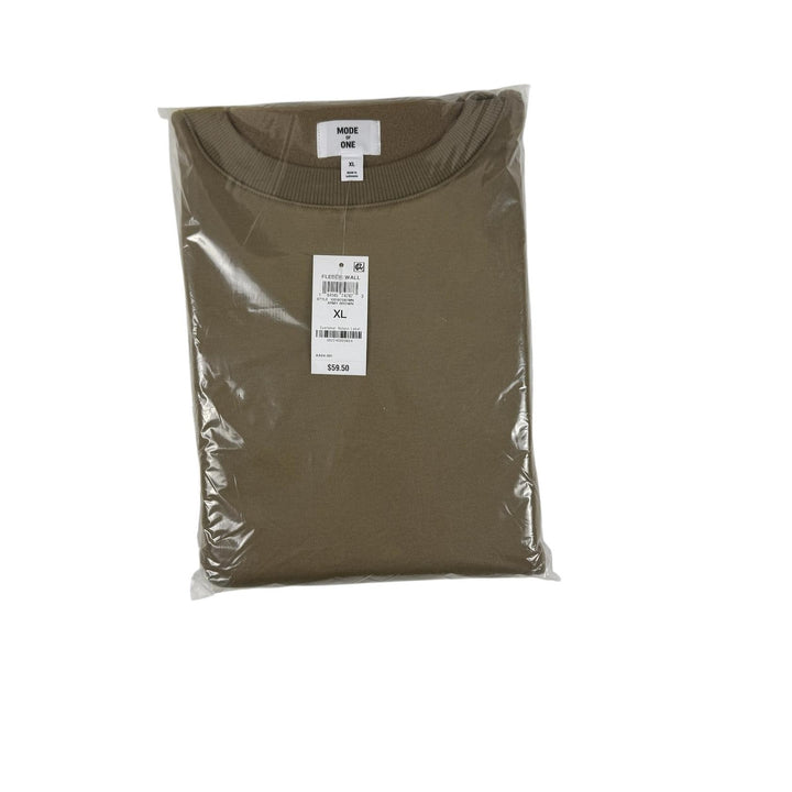 Translation missing: en.Mode of One Men's Relaxed-Fit Fleece Sweatshirt in Army Brown-XL