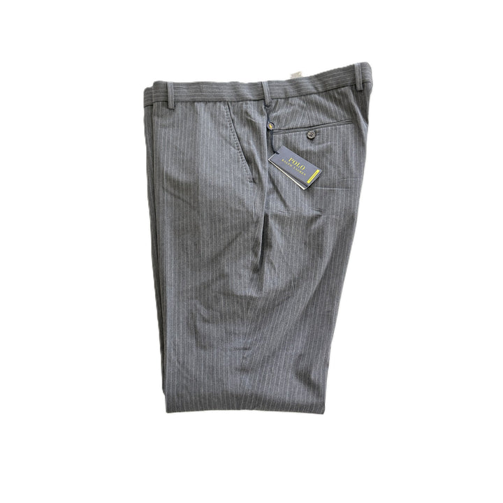 Translation missing: en.Polo Ralph Lauren Men's Striped Performance Twill Trousers Medium Grey-40x30