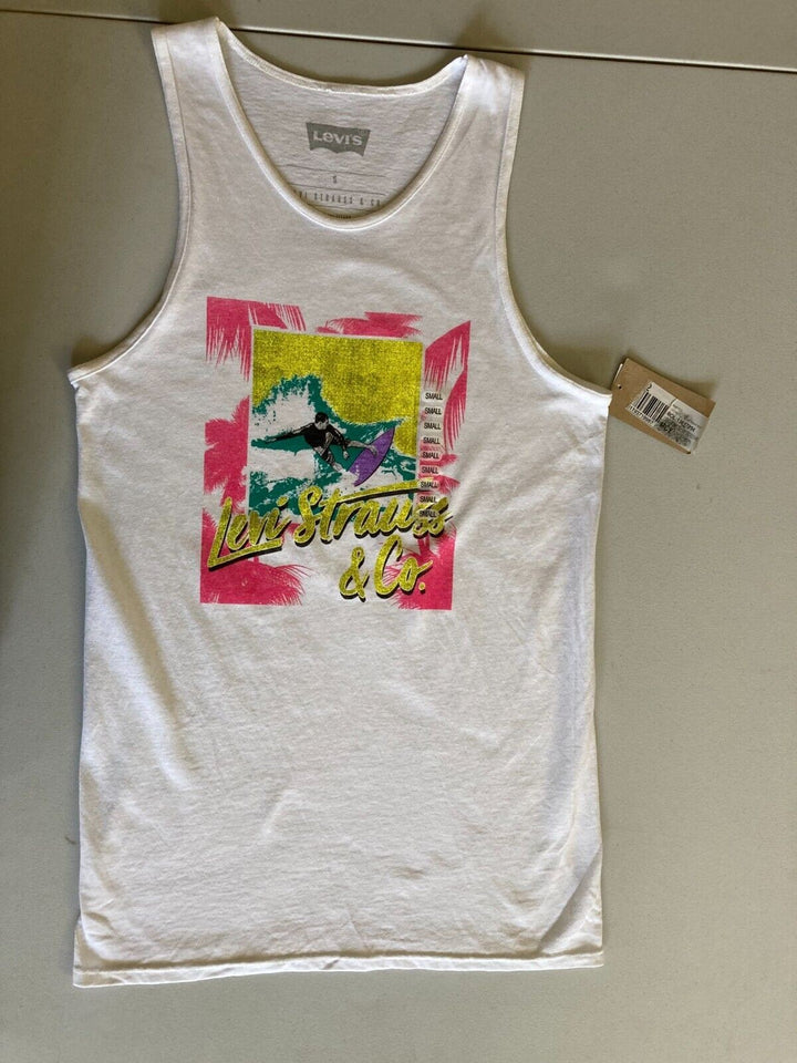 Translation missing: en.Levi's Men's Amped Tank in White-Size Small