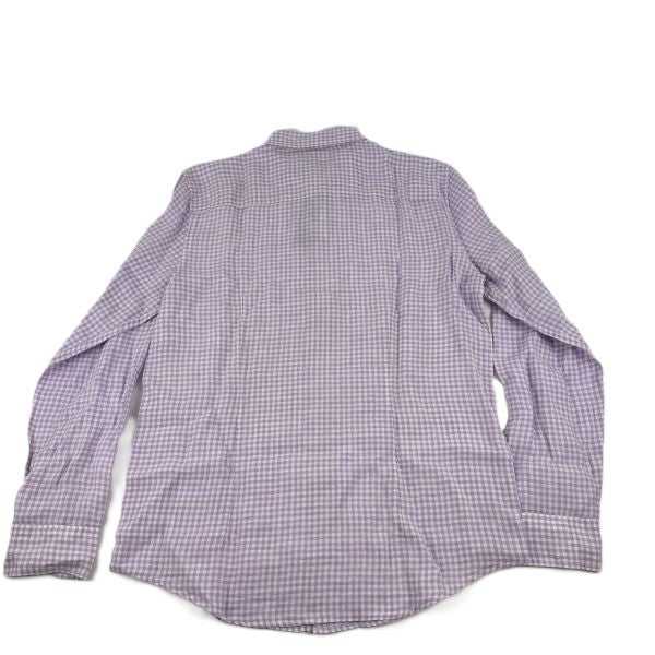 Translation missing: en.The Men's Store At Major Dept Store Regular Fit Gingham Linen Shirt Orchid-Large