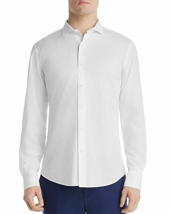 Translation missing: en.Dylan Gray All Cotton Classic Fit Poplin Shirt White-Size Small