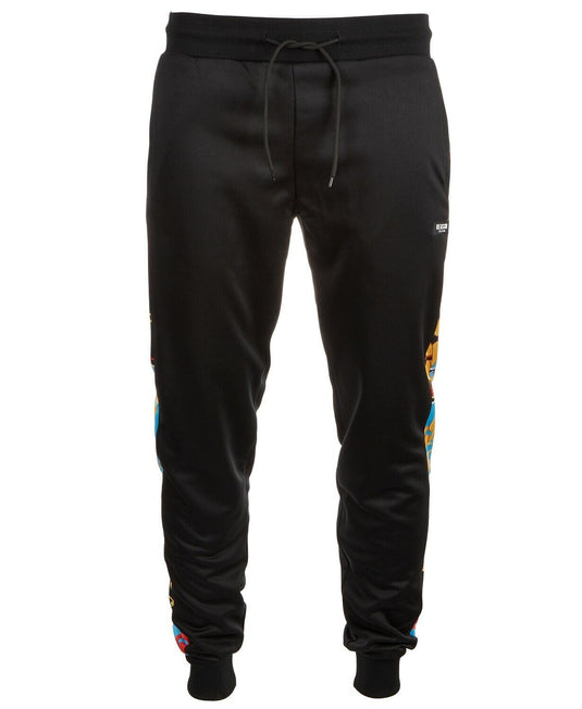 Translation missing: en.Reason Men's Interlock Jogger Pants Black With Multicolor Side Trim Large