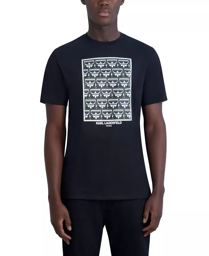 Translation missing: en.Karl Lagerfeld Paris Logo Graphic T-Shirt Men's Small Black Multiplied Kocktail