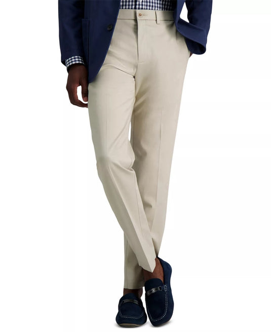 Translation missing: en.Haggar Men's Premium No Iron Khaki Straight-Fit Stretch Pants Sand-32x34