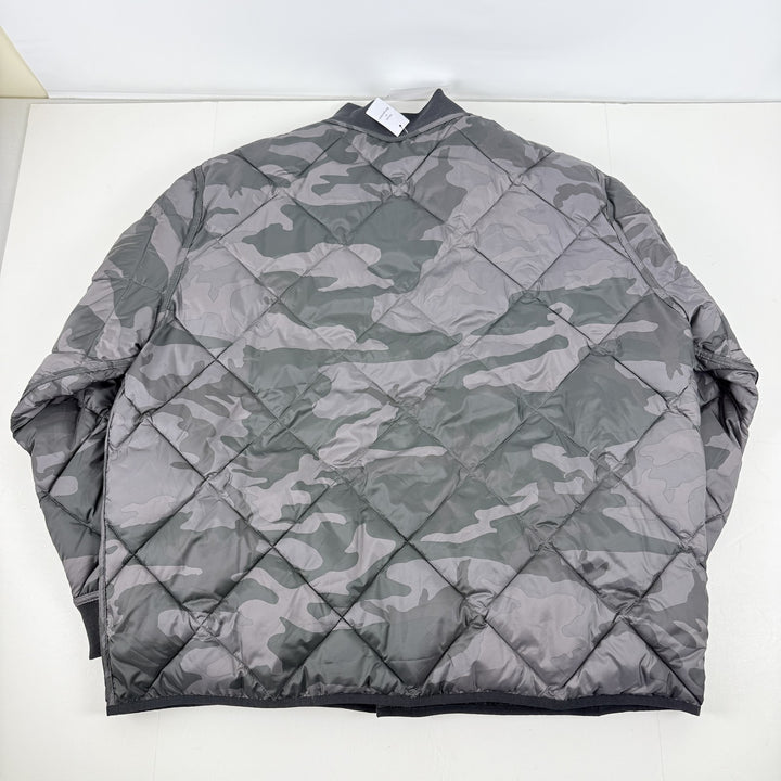 Translation missing: en.Calvin Klein Men's Quilted Jacket Size 2XL Black/Camo Reversible Windbreaker