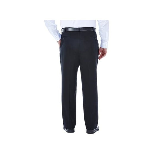 Translation missing: en.Haggar Men's Big &amp; Tall Premium No Iron Khaki Classic Fit Pants Black-48x32