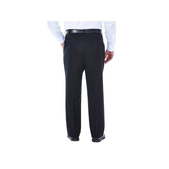 Translation missing: en.Haggar Men's Big &amp; Tall Premium No Iron Khaki Classic Fit Pants Black-48x32