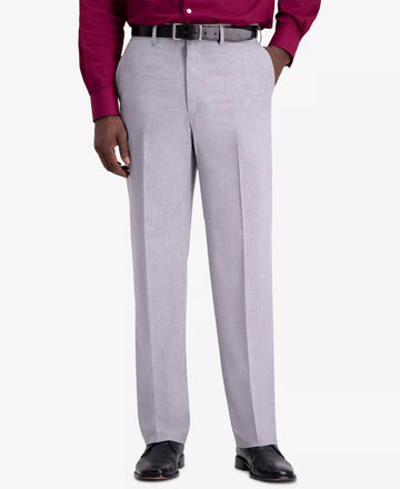 Translation missing: en.J.M. Haggar Men's 4-Way Stretch Classic Fit Premium Dress Pants Light Grey-36x30