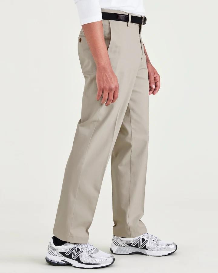 Translation missing: en.Dockers Signature Straight Fit Pants Cloud 34x34 Iron Free Khaki Stain Defender