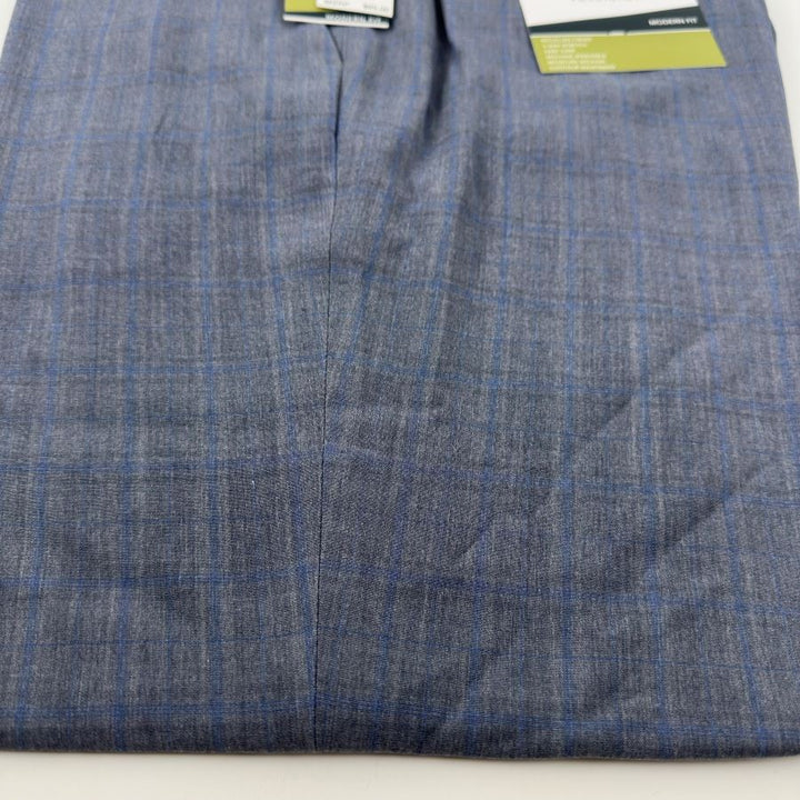 Translation missing: en.Perry Ellis Portfolio Men's Modern-Fit Resolution Dress Pants Mid Grey-34/34