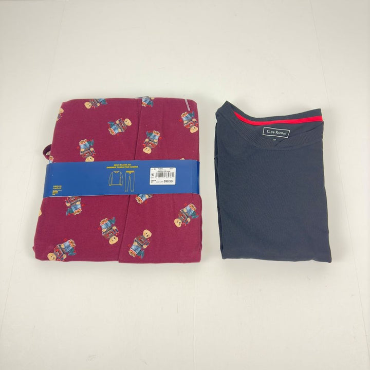 Translation missing: en.Polo Ralph Lauren Mens Polo Bear Pajamas Pants ONLY Wine Holiday Bear-Small