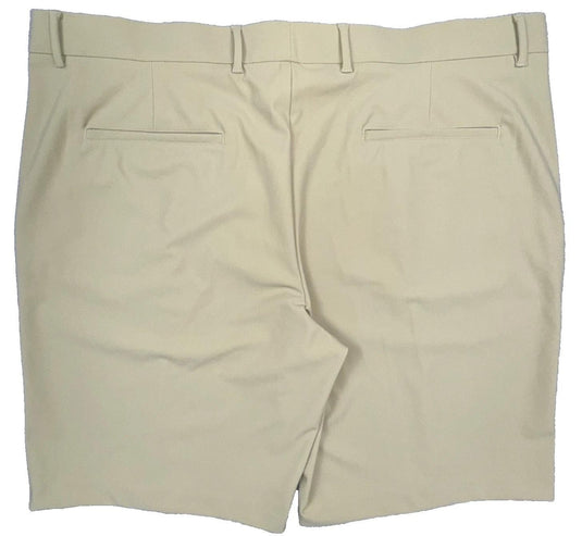 Translation missing: en.Alfani Men's Alfatech Regular-Fit Pintucked 10" Suit Shorts Twill Beige-38W