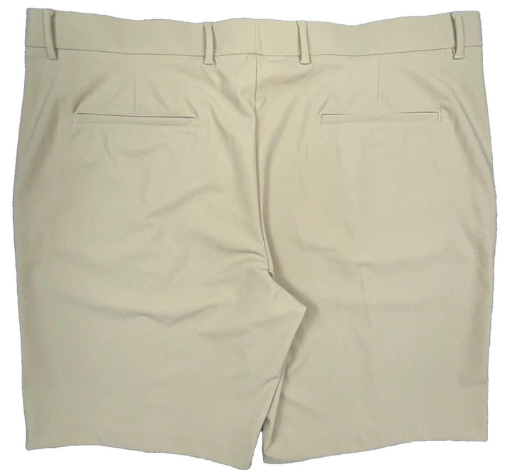Translation missing: en.Alfani Men's Alfatech Regular-Fit Pintucked 10" Suit Shorts Twill Beige-38W