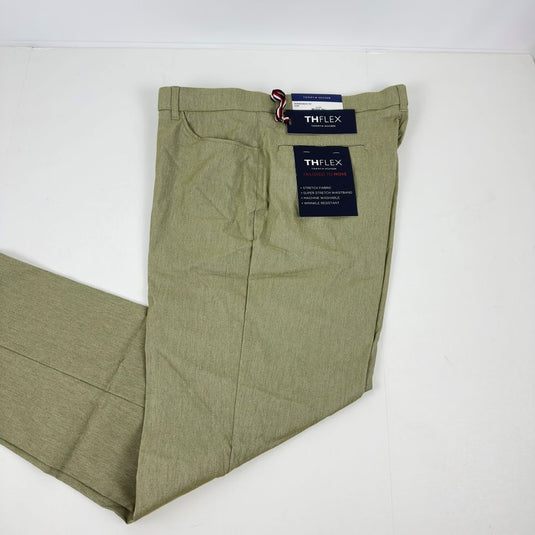 Translation missing: en.Tommy Hilfiger Twill Pants Men's 38x32 Olive Modern-Fit Stretch Fabric Waistband