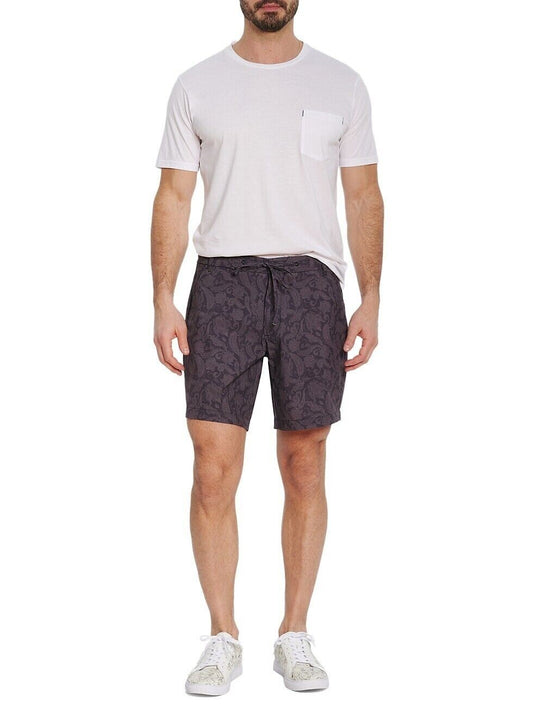 Translation missing: en.Robert Graham Men's Classic Fit Beach to Bar Bounty Shorts, Size 38 in Black